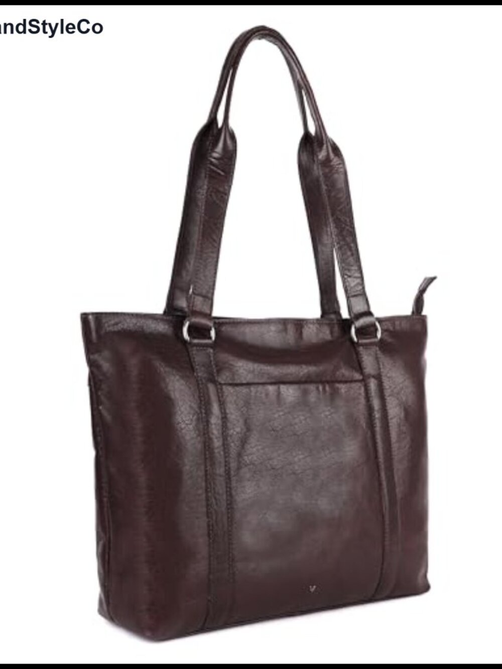 Genuine Leather Tote Bag Women Spacious Shoulder Handbag with Laptop Compartment